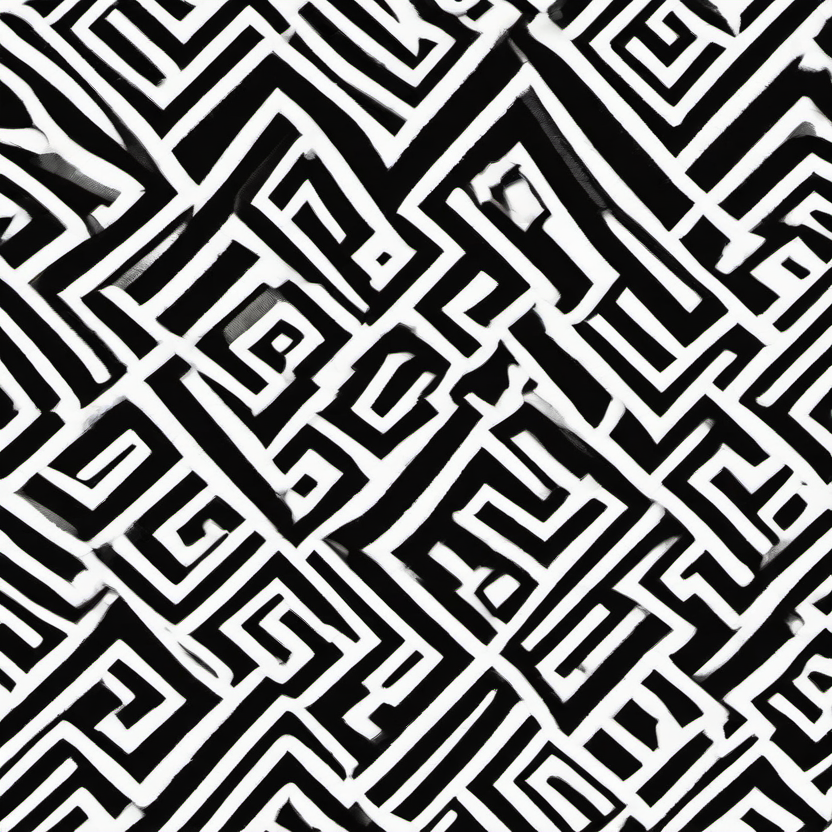 ComfyUI Lab generated abstract structural image from a local workflow exploration 34