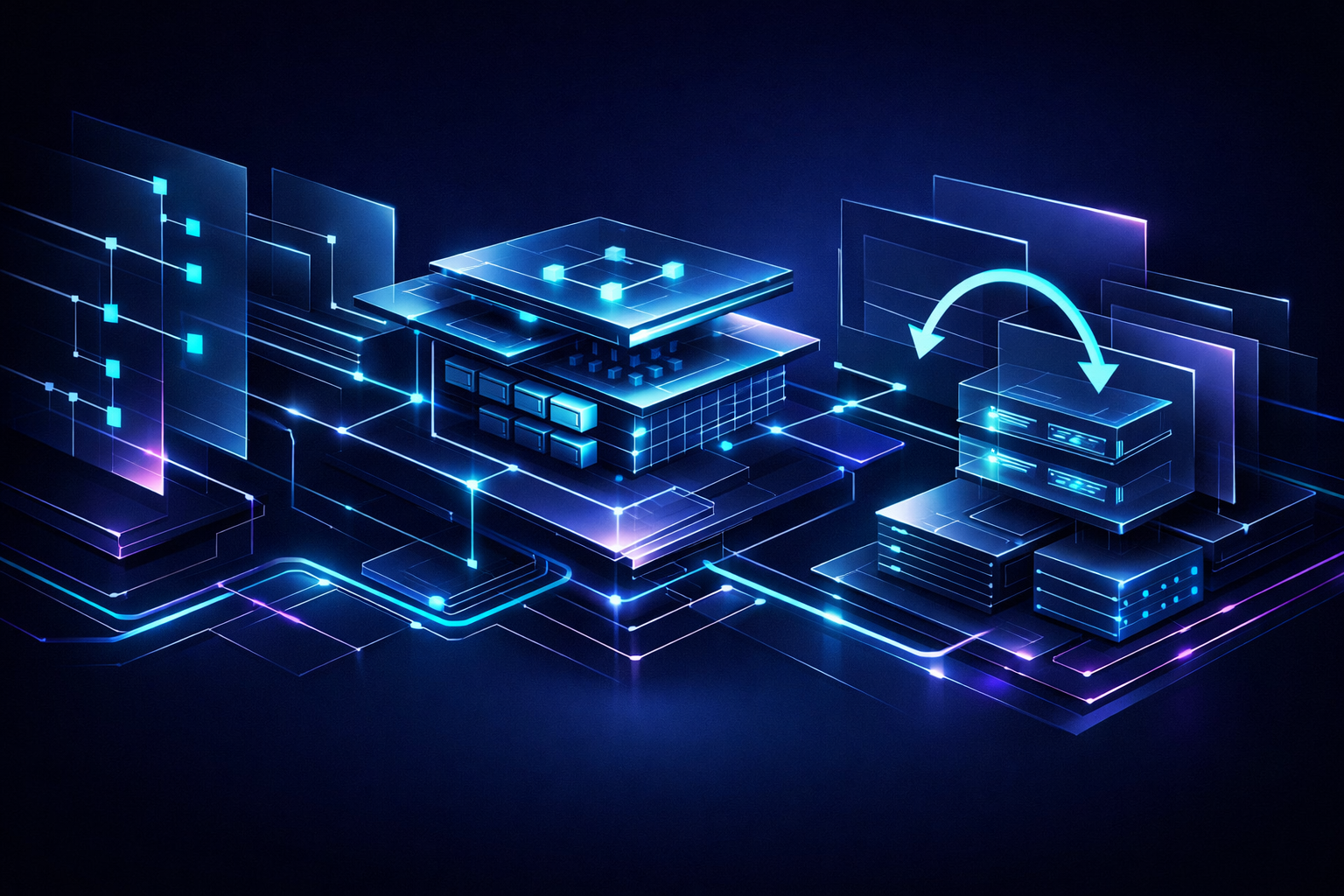 ngdeploy hero image showing an LLM-guided deployment workflow interface